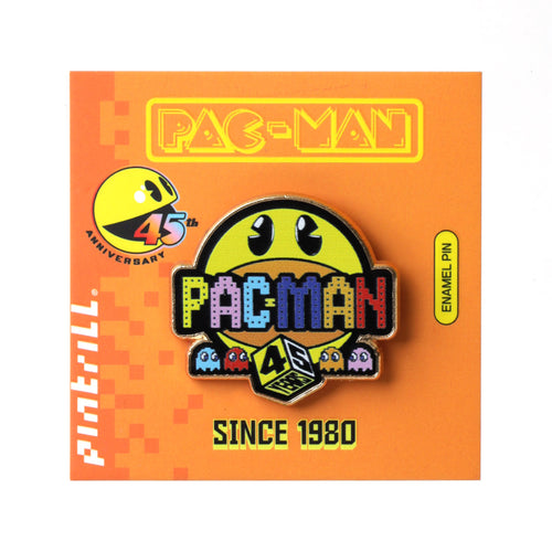 PINTRILL - Pac-Man 45th Logo Pin - Secondary Image