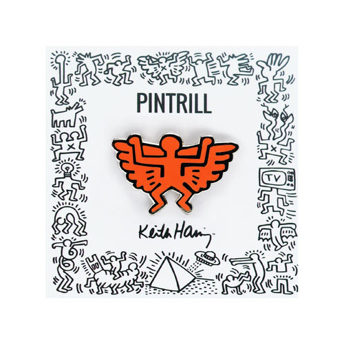 PINTRILL - Angel Pin - Orange - Secondary Image
