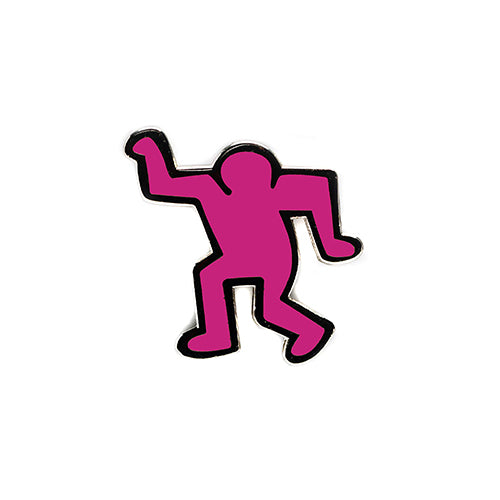 PINTRILL - Dancing Man Pin - Pink - Main Image