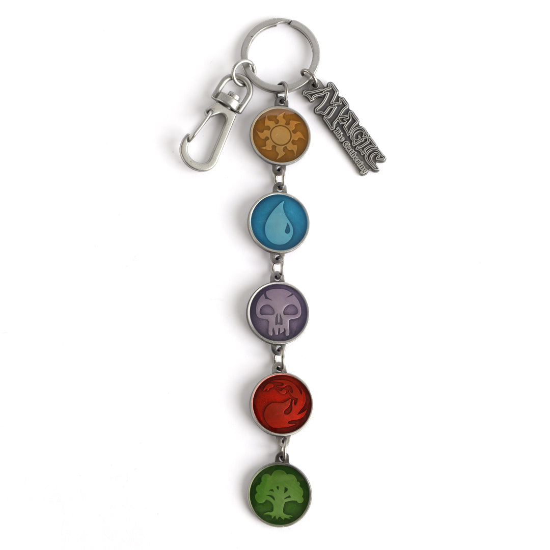 MTG Color Mana Chain Keychain