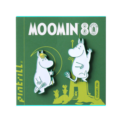 PINTRILL - Moomintroll & Snorkmaiden 80th Pin Set - Secondary Image