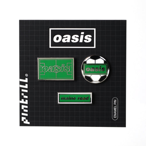 PINTRILL - Oasis Football Maine Road Pin Set - Secondary Image