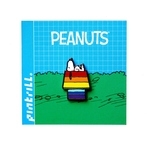 PINTRILL - Snoopy Rainbow House Pin - Secondary Image