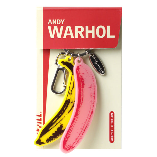 PINTRILL - Warhol Bananas Acrylic Keyclip - Secondary Image