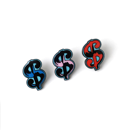 PINTRILL - Warhol Dollar Sign Pin Set - Main Image