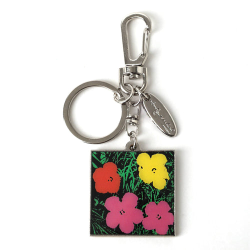 PINTRILL - Warhol Metal Flowers Keyclip - Main Image