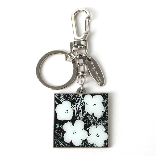 PINTRILL - Warhol Metal Flowers Keyclip - Secondary Image