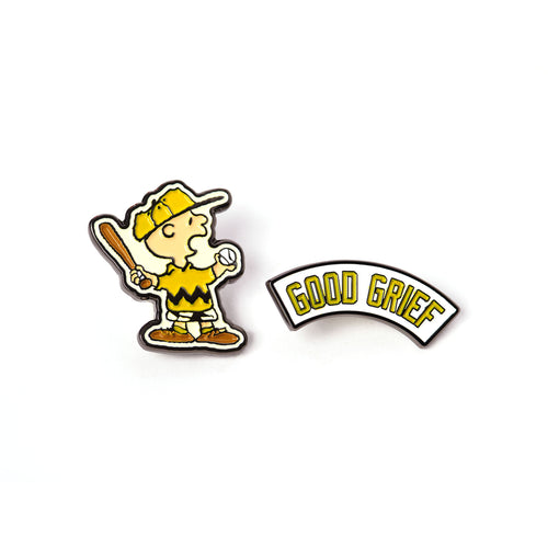 PINTRILL - Charlie Brown Varsity Pin Set - Main Image