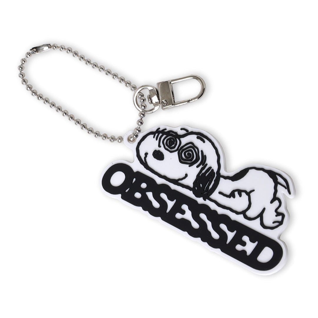 Snoopy Obsessed PVC Bag Charm