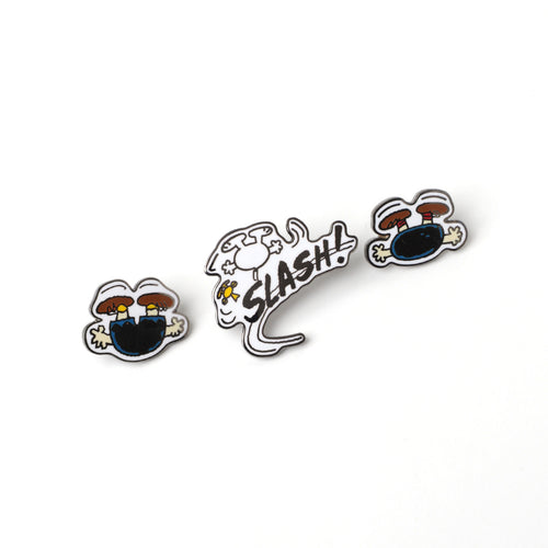 PINTRILL - Peanuts Gang Flip Pin Set - Main Image