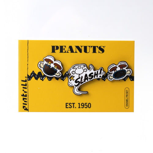 PINTRILL - Peanuts Gang Flip Pin Set - Secondary Image