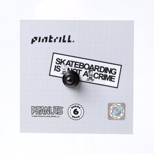 PINTRILL - Snoopy Skateboard Pin - Secondary Image