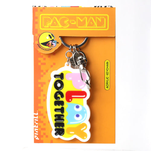 PINTRILL - Pac-Man 45th Play Together Acrylic Keyclip - Secondary Image