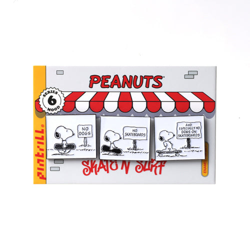 PINTRILL - Snoopy No Dogs No Skateboards Pin Set - Secondary Image