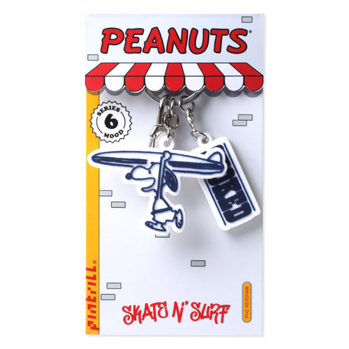 PINTRILL - Snoopy Stoked PVC Keyclip - Secondary Image