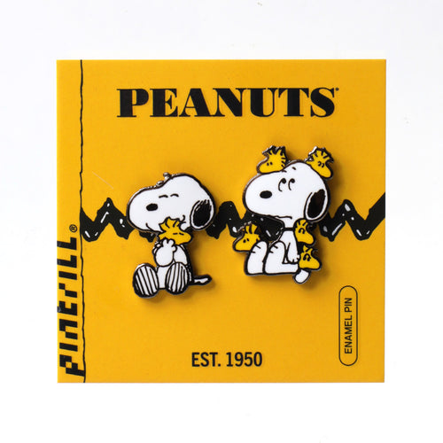 PINTRILL - Snoopy & Woodstock Hug Pin Set - Secondary Image