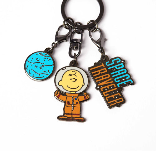 PINTRILL - Charlie Brown Space Keyclip - Main Image