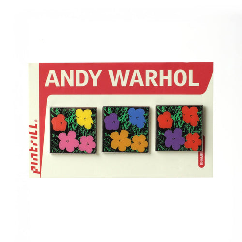PINTRILL - Warhol Flowers Pin Set - Secondary Image