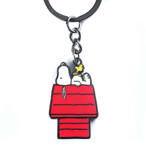 PINTRILL - Snoopy & Woodstock House Keychain - Main Image