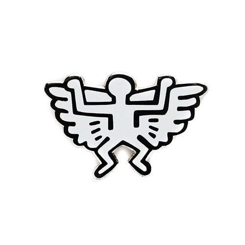 PINTRILL - Angel Pin - White - Main Image