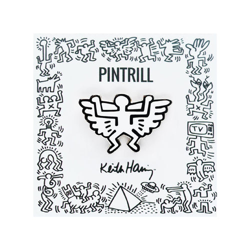 PINTRILL - Angel Pin - White - Secondary Image