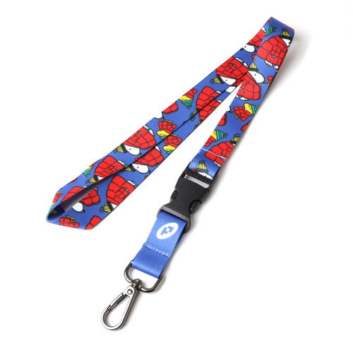 PINTRILL - Snoopy & Woodstock Giant Coat Lanyard - Main Image