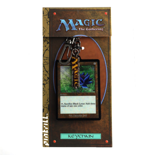 PINTRILL - MTG Black Lotus Card Keychain - Secondary Image