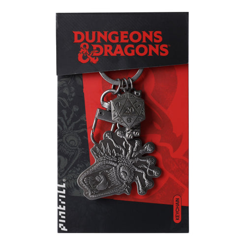 PINTRILL - D&D Silver Beholder Keychain - Secondary Image