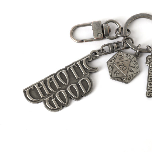 PINTRILL - D&D Chaotic Good Keychain - Secondary Image