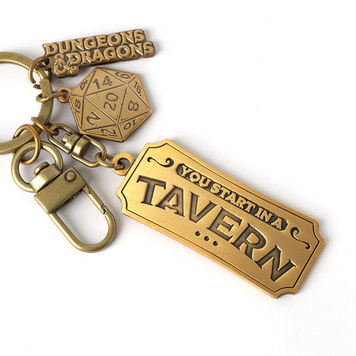 PINTRILL - D&D Start in a Tavern Keychain - Secondary Image
