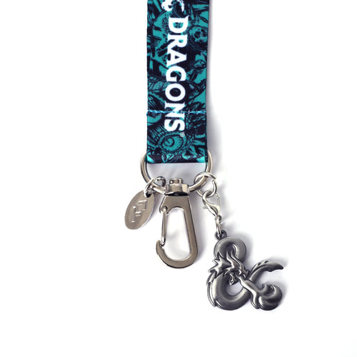 PINTRILL - D&D Turquoise Logo Lanyard - Secondary Image