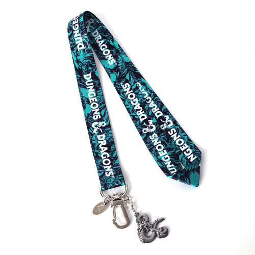 PINTRILL - D&D Turquoise Logo Lanyard - Main Image