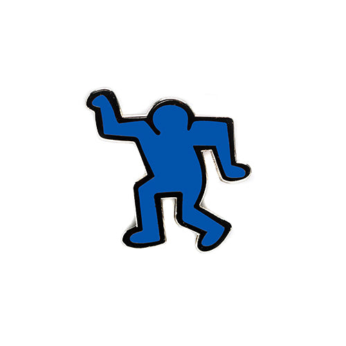 PINTRILL - Dancing Man Pin - Blue - Main Image