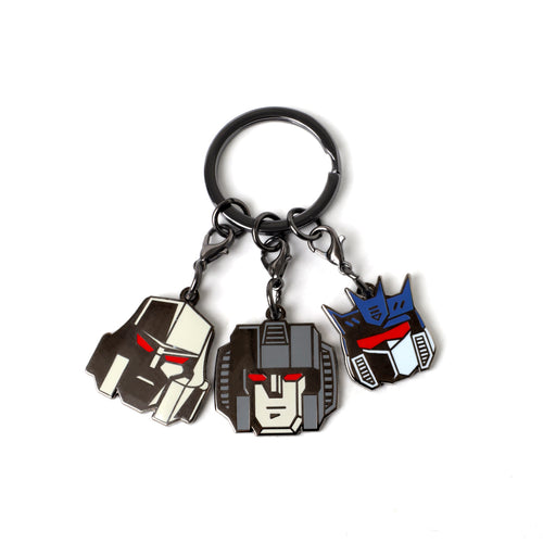 PINTRILL - Transformers Decepticon Heads Keychain - Main Image