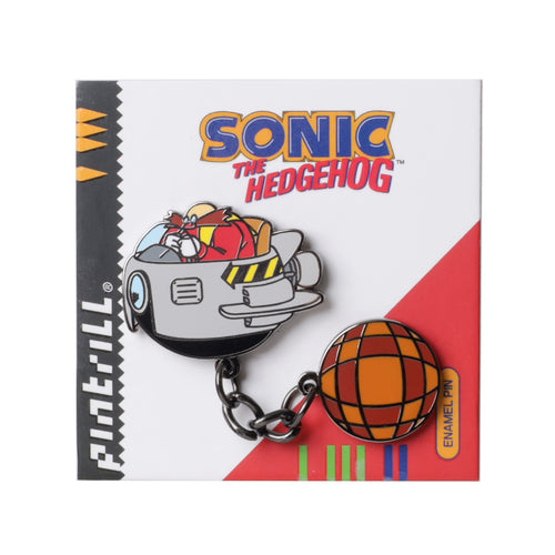 PINTRILL - Dr. Eggman Classic Ball Chain Pin - Secondary Image