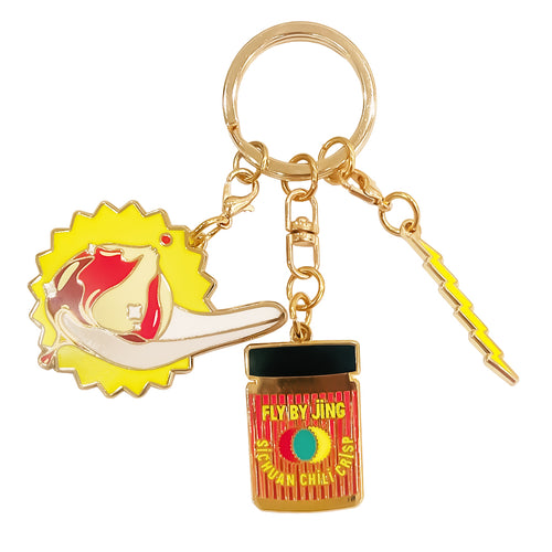 PINTRILL - Dumpling Chili Crisp Keyclip - Main Image