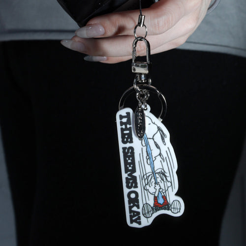 PINTRILL - Snoopy & Linus Blankey Acrylic Keyclip - Secondary Image