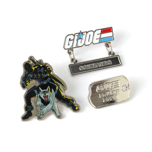 PINTRILL - G.I. Joe Snake Eyes Pin Set - Main Image