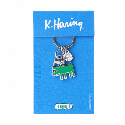 PINTRILL - Green Barking Dog Keyclip - Secondary Image