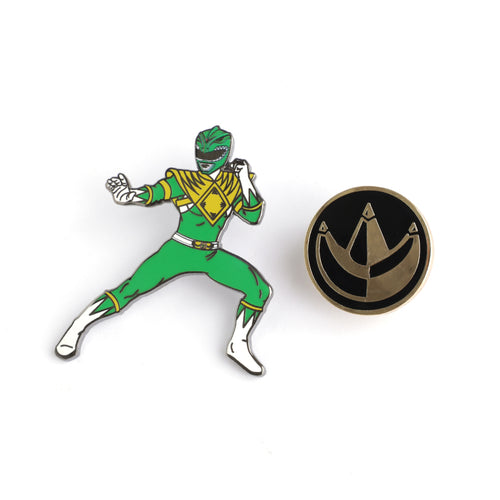 PINTRILL - Green Ranger Pin Set - Main Image