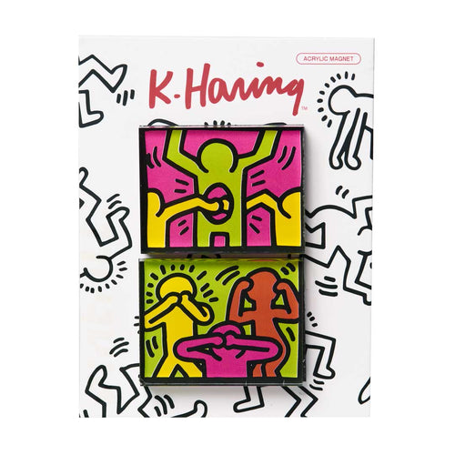 PINTRILL - Keith Haring - Hear Speak See Magnet Set - Secondary Image
