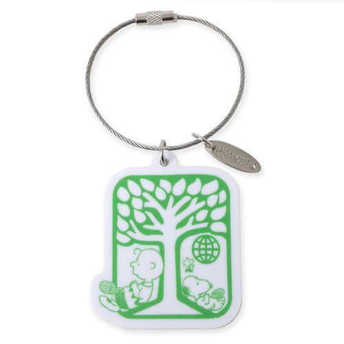 PINTRILL - Snoopy & Charlie Brown Tree Acrylic Wire Keychain - Main Image