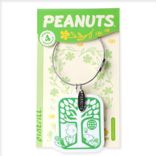 PINTRILL - Snoopy & Charlie Brown Tree Acrylic Wire Keychain - Secondary Image
