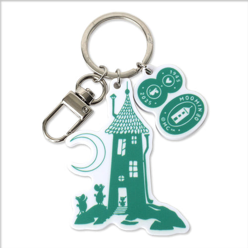 PINTRILL - Moomin 80th House Acrylic Keyclip - Main Image