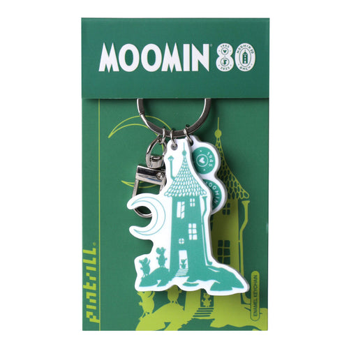 PINTRILL - Moomin 80th House Acrylic Keyclip - Secondary Image