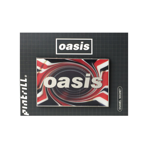 PINTRILL - Oasis Union Jack Metal Magnet - Secondary Image