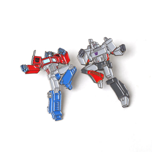 PINTRILL - Optimus Prime & Megatron Pin Set - Main Image