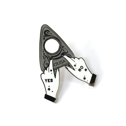 PINTRILL - Ouija Planchette and Hands Pin - Main Image