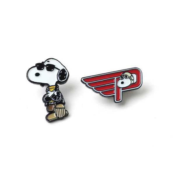 Cool Snoopy Racing Pin Set