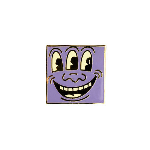 PINTRILL - POP SHOP - Purple 3 Eyed Pin - Main Image